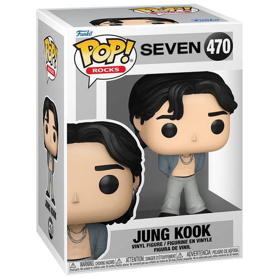 Фигурка Funko POP! Rocks BTS Seven Jung Kook (470) 86345 / Фигурка Фанко ПОП! в виде южнокорейского певца, Чонгук