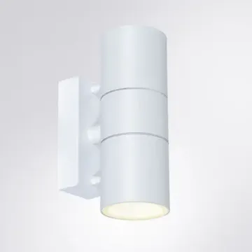 Фасадный светильник 2*GU10 A3302AL-2WH белый Sonaglio Arte Lamp
