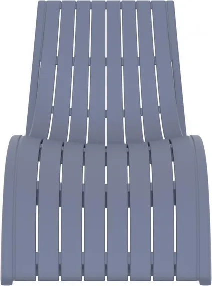 Шезлонг Slim серый