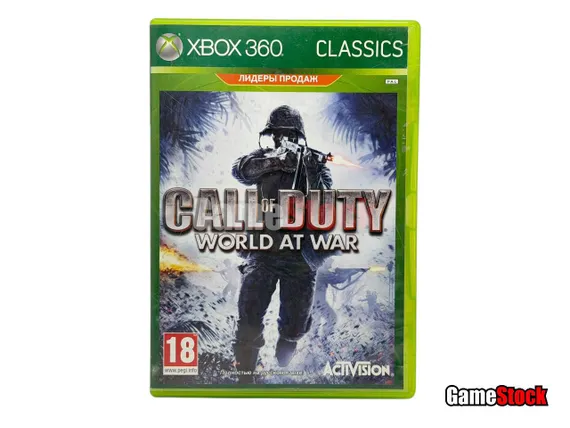 Xbox 360 - Call of Duty: World at Wars Б/У (Английская версия)