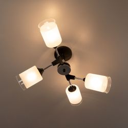 Citilux Эрик CL136145 Люстра потолочная Чёрная