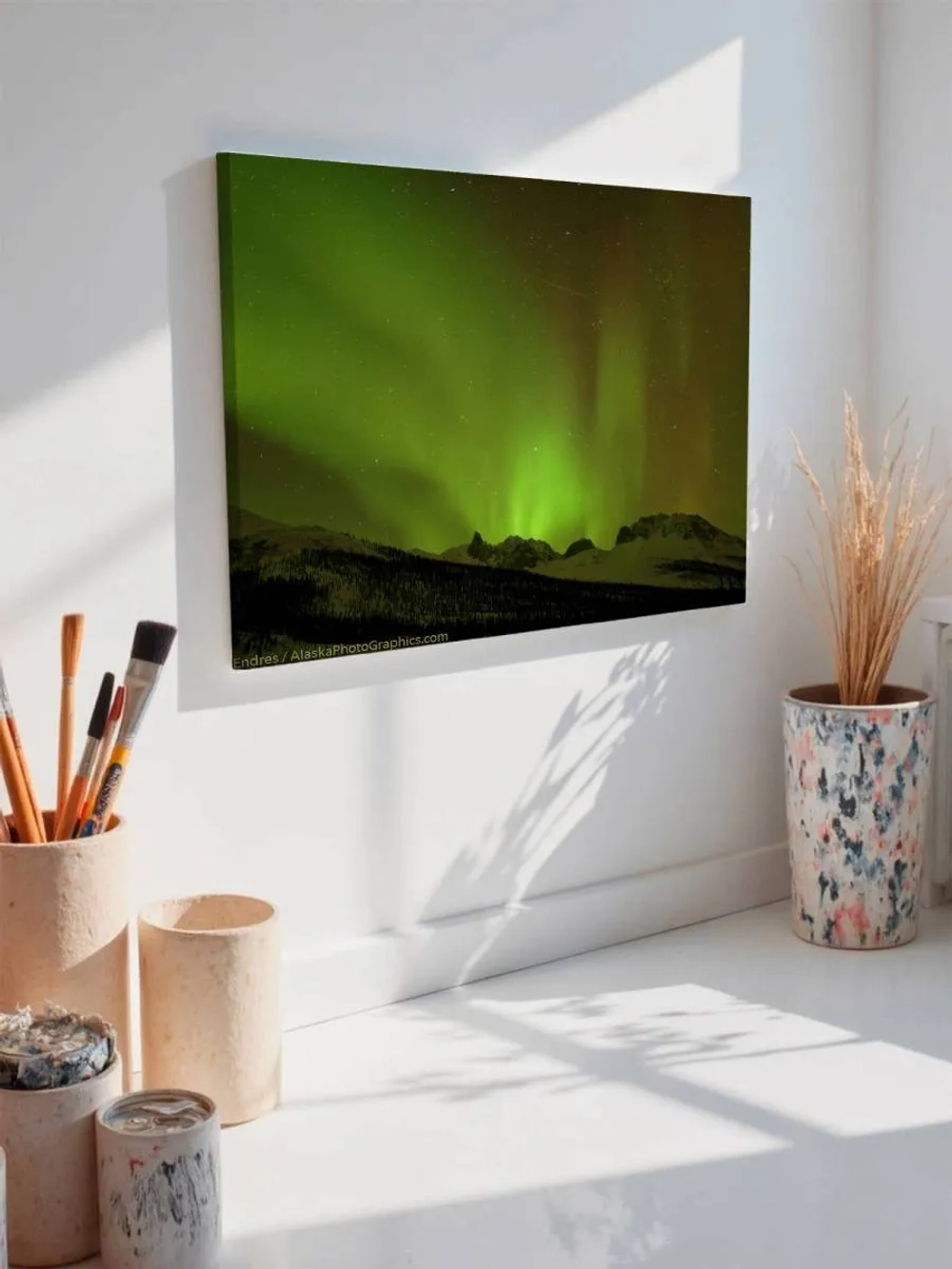 Картина на стену 40 X 50 Северное сияние