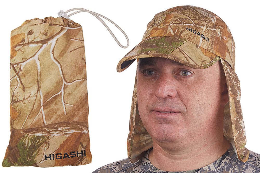 Бейсболка HIGASHI Trail Cap (camo forest)