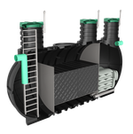 Ливневое очистное сооружение Мультпласт Модуль ЛОС 20(5580x2400x2400см;1115кг;) - арт.561660