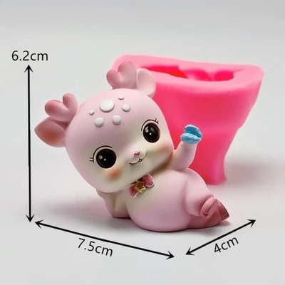 Cиликоновый молд "Олененок №4" NEW