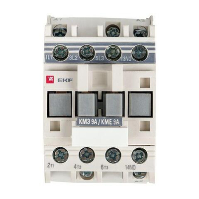 Контактор КМЭ 9А кат. 220В AC 1НЗ EKF ctr-s-9-220-nc