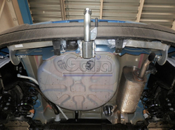 Фаркоп оцинкованный Galia P042A для Peugeot 208 хетчбек 2012-, Citroen C3 2016-(паспорт и сертификат в комплекте)(без электрики)