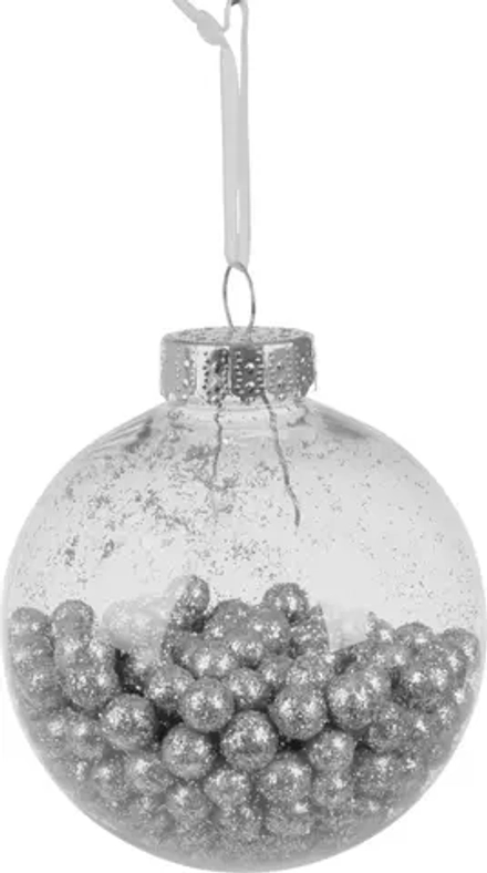 Набор пластиковых шаров Биссер в голубой дымке 80 мм., 27 шт., Koopman (AWR100520)