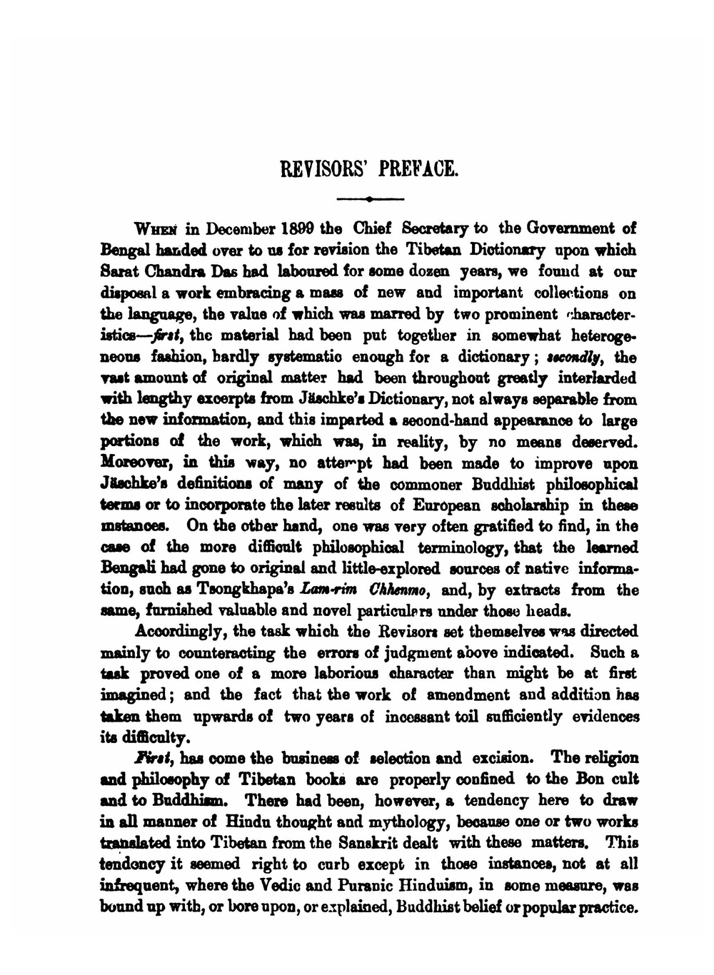 A Tibetan-English Dictionary with Sanskrit Synonyms | Sarat Chandra Das; Rai Bahadur; Graham Sandberg; A. William Heyde