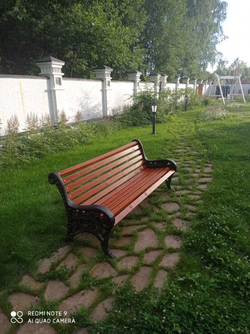 Скамейка чугунная «Новый Парк»