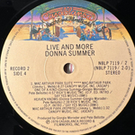 Donna Summer ‎– Live And More 2LP