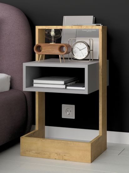 дуб бунратти / вулканический серый