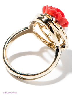 "Кечи" кольцо в золотом покрытии из коллекции "Rosaire"" от Jenavi