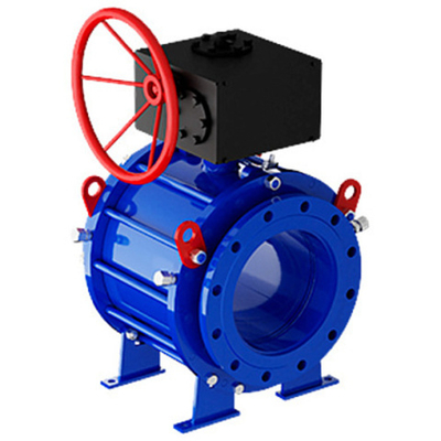 Кран шаровой цельносв. Маршал 11с67п ЦФ фланец 250 (PN16) с ред.