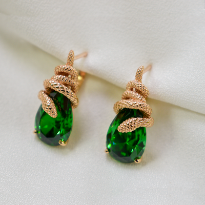 Серьги Serpenti