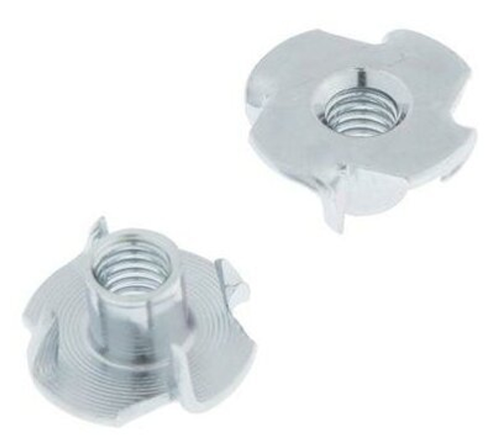 ГАЙКА МЕБЕЛЬНАЯ ELEMENT ЗАБИВНАЯ ОЦИНК М6ММ 10ШТ