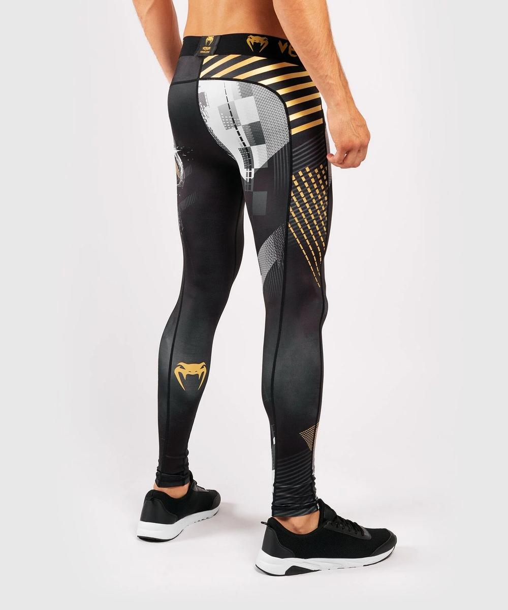 Компрессионные штаны Venum Skull Tights - Black