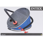 Насос ножной Intex 68610 30 см / Механический насос лягушка Интекс большого объема для надувных матрасов, лодок и бассейнов