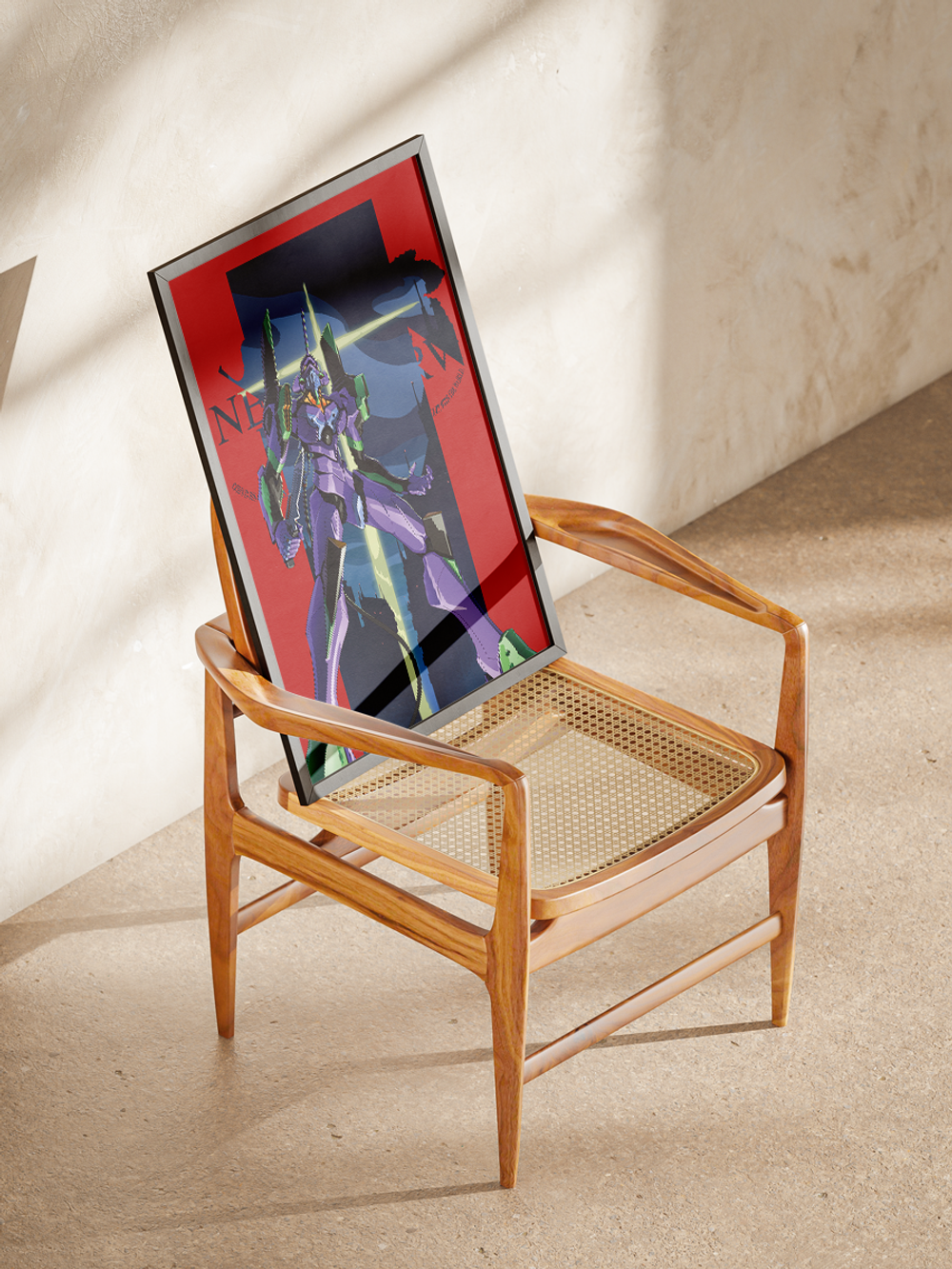 Постер плакат Ева 01 Nerv Evangelion Евангелион