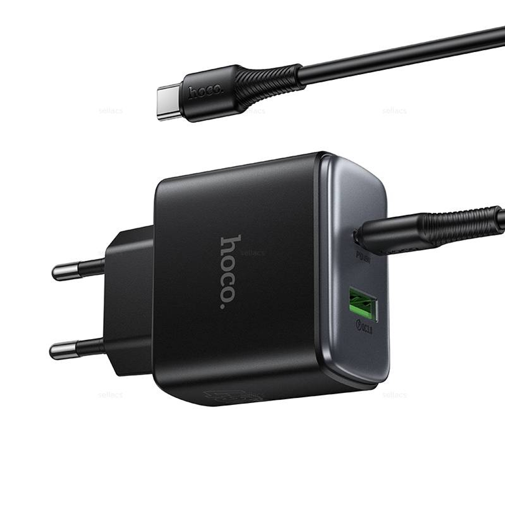 Hoco C158A Upgrade PD45W(1C1A) зарядное устройство набор (Type-C на Type-C)