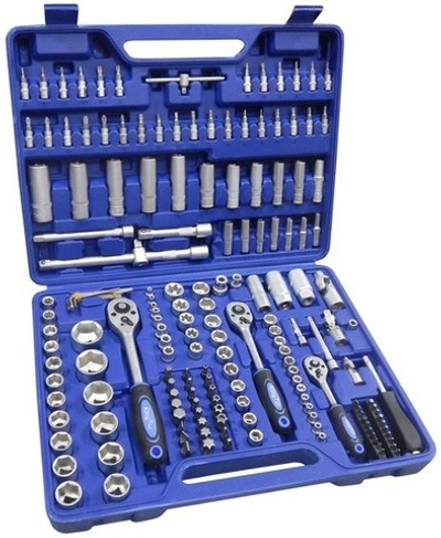 Набор инструмента  KINGTUL 172 предм. 1/2"-3/8"-1/4" (4-32мм 6 гран.)