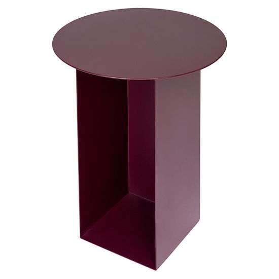 Столик журнальный silje, D38 см, сливовый
