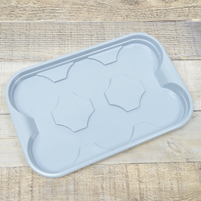 Поддон для пластиковых/торфяных горшочков для рассады 400мл, 6 ячеек, InGreen микс