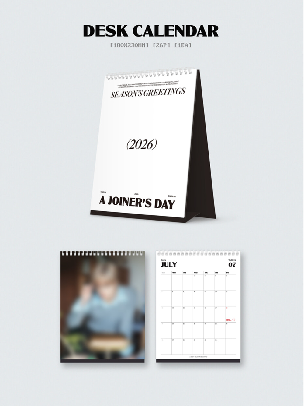 Набор TAEMIN - 2026 SEASON'S GREETINGS [A JOINER’S DAY]
