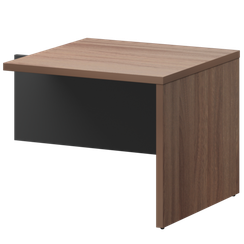 Бриф-приставка KZB-09 Темный шимо/Графит 900x900x750 Кортез