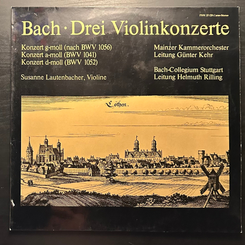 Бах - Три скрипичных концерта (Европа)