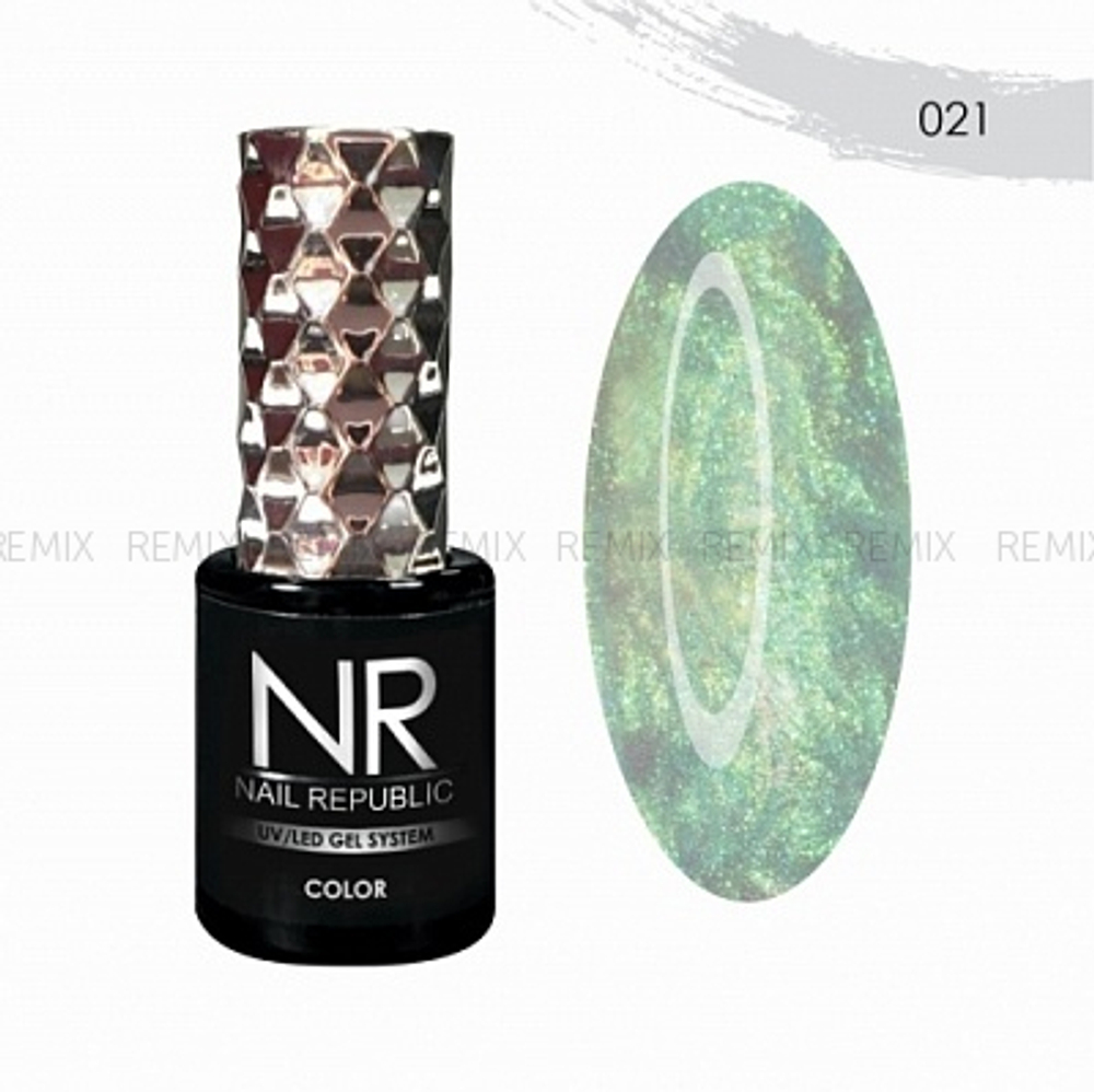 NR-021 Гель-лак, PEARL PRINT (10 мл)
