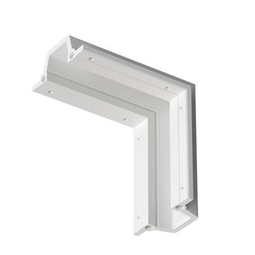 Соединительный элемент (угол 90 стена/стена, стена/потолок) встраиваемой профильной гипсовой системы SN 325 белый Saber 60.5 Stellanova