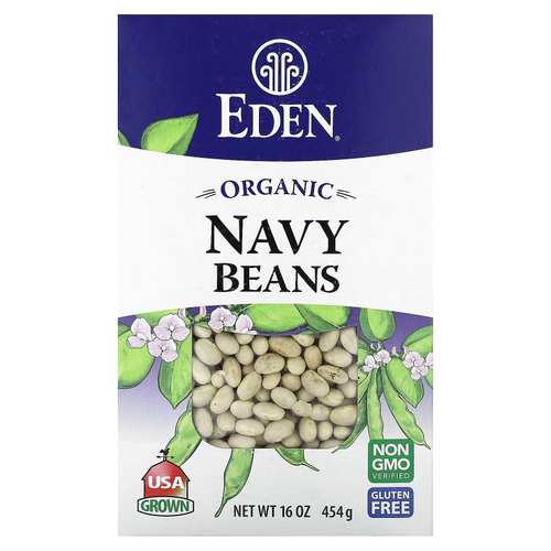 Eden Foods, органическая морская фасоль, 454 г (16 унций)