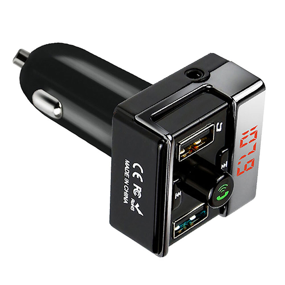 Автомобильный FM-трансмиттер - A7 Bluetooth (черный)