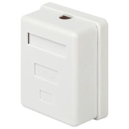 Розетка компьютерная 1-м RJ45 кат.5E неэкранир. Эра Б0056900