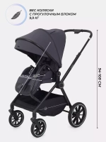 Коляска детская RANT "MOSS" RA323 Graphite