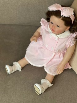 Кукла Реборн мягконабивная 60см в пакете (FA-334)