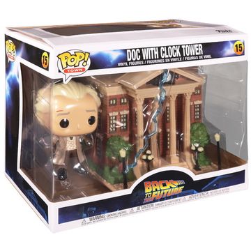 Фигурка Funko POP! Town: BTTF: Doc with Clock Tower 46910