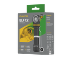 Мультифонарь светодиодный Armytek Elf C2 USB-C+18650, 1100 лм, холодный свет, аккумулятор