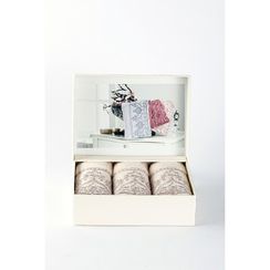 Набор салфеток LINA  3пр 30х50 бежевый TIVOLYO HOME Турция