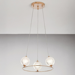 737033 Люстра ACRILE G9 3х6W(led) G9 ЗОЛОТО