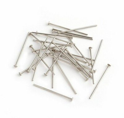 Пин гвоздик, L 18 мм, 20 гр, никель