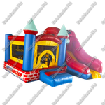 Детский надувной батут "Замок непосед", размер 5*3*2,2 м