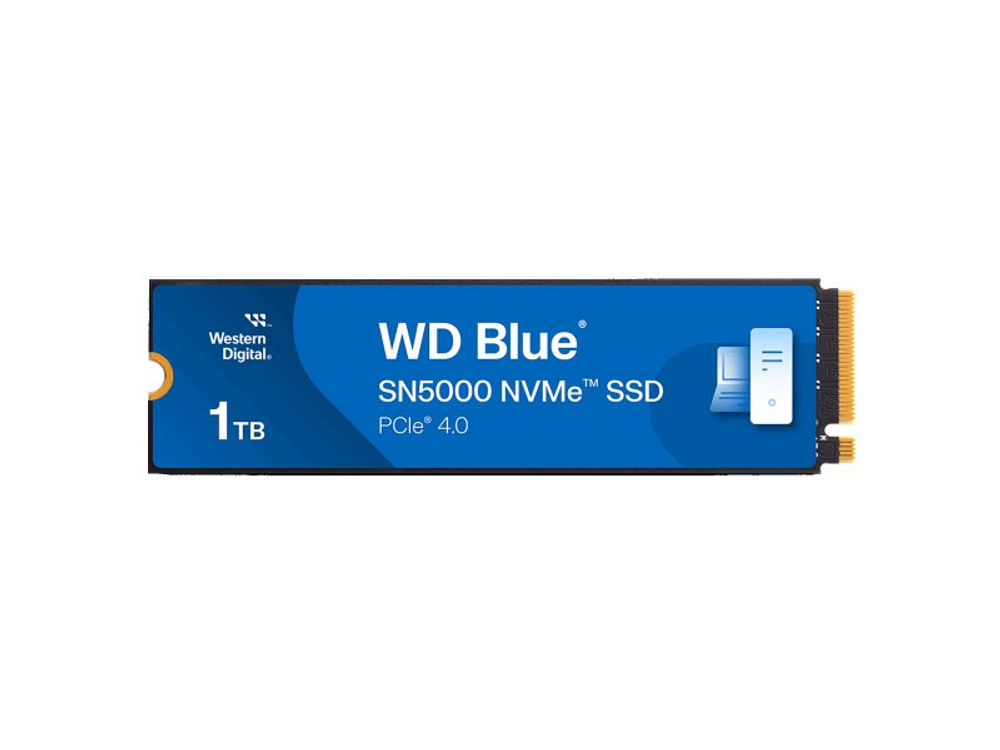SSD накопитель Western Digital SN5000 1ТБ, M.2 2280, PCIe 4.0 x4, NVMe [WDS100T4B0E]