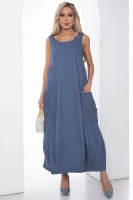 Сарафан В стиле бохо (голубой) П10097 LT Collection