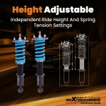 24-Step Damper Adjustable Coilover Suspension Springs Kit подходит для автомобиля Acura NSX 91-05