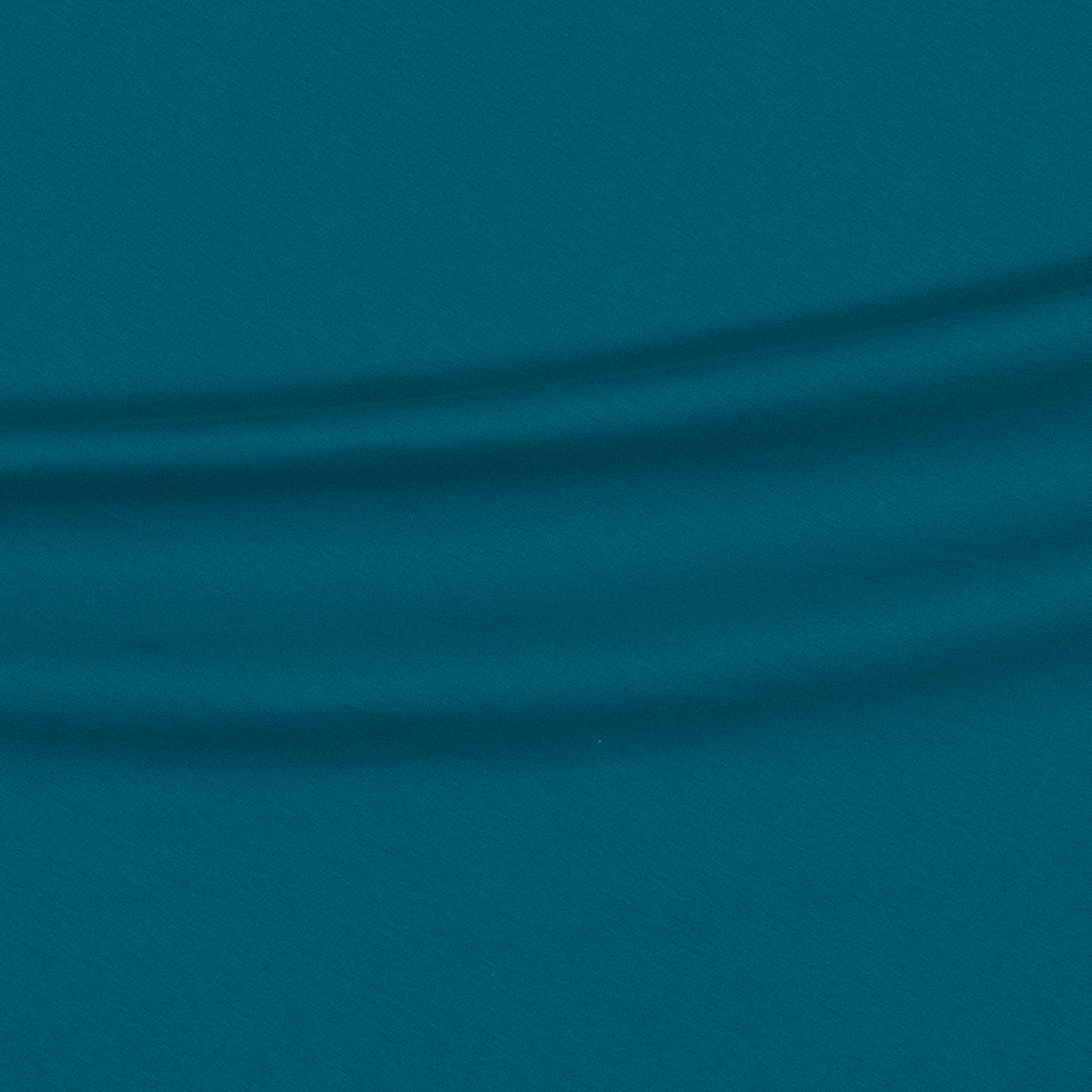 Тонкий хлопковый трикотаж цвета морской волны (147 г/м2)