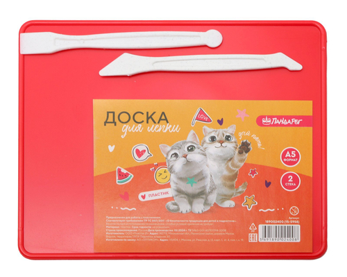 Доска для лепки ПандаРог, А5, стеки и отделения для лепки