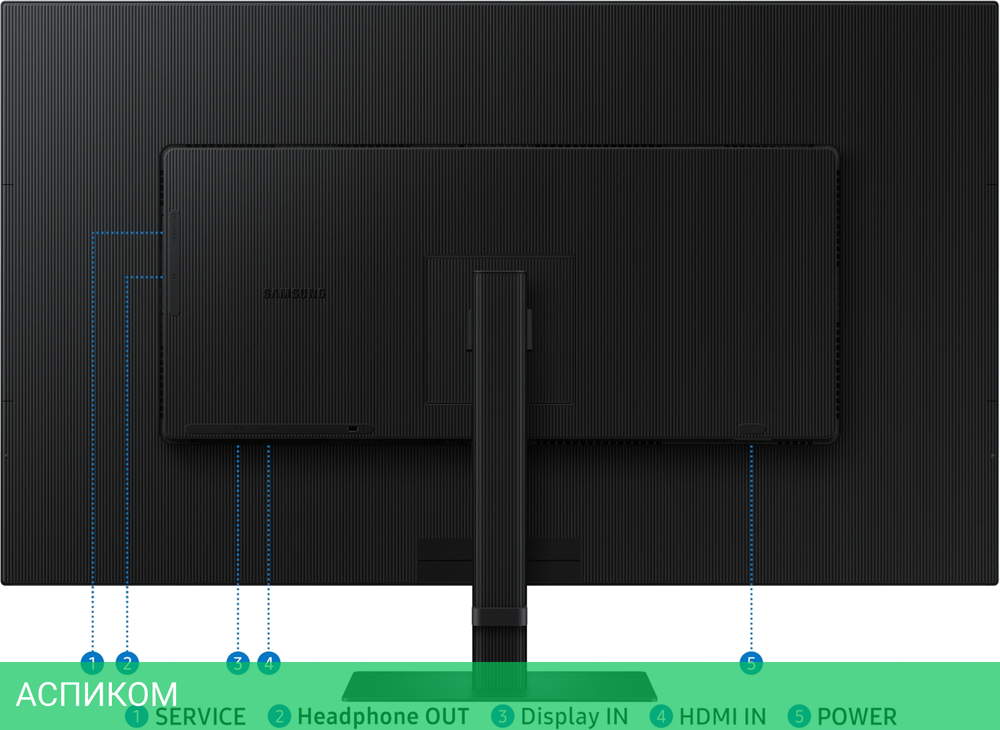 Монитор Samsung 37.5" ViewFinity S7 S37D702EAIXCI