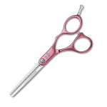 Набор ножниц для стрижки и филировки 5.5" 3Claveles Duraluminium Pink Set 12693